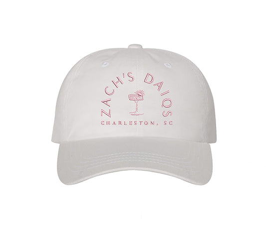 Zach's Daiqs Trucker Hat - White/Pink